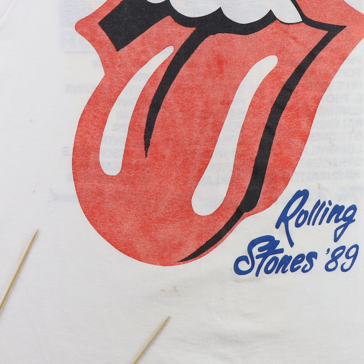 1989 Rolling Stones Steel Wheels Tour Shirt