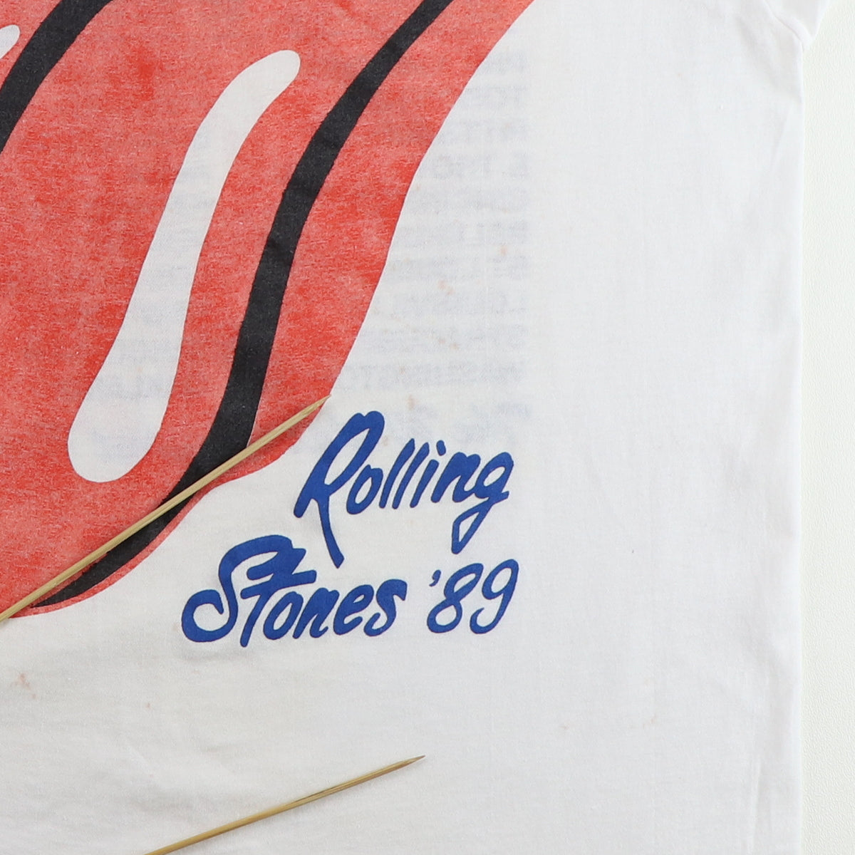 1989 Rolling Stones Steel Wheels Tour Shirt