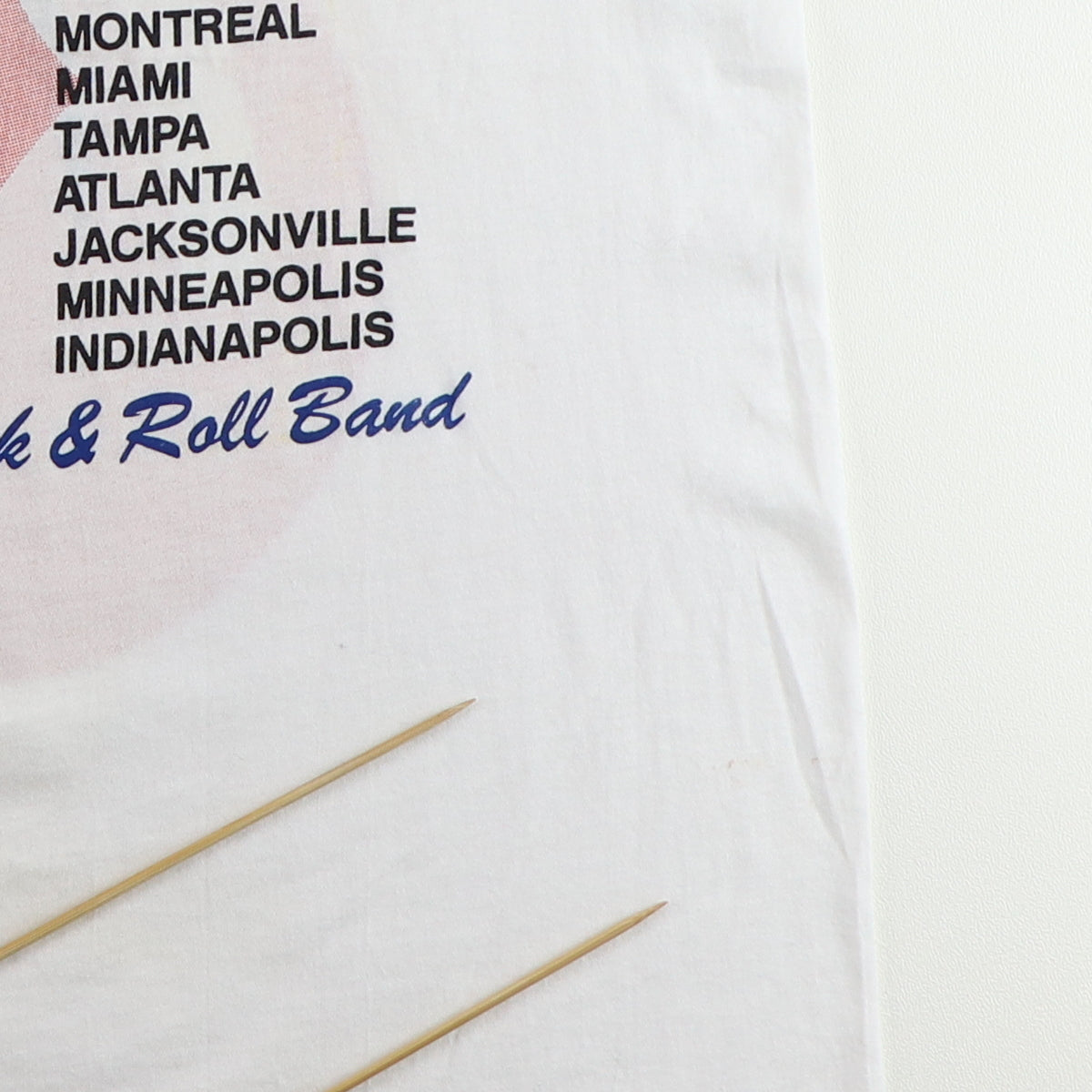 1989 Rolling Stones Steel Wheels Tour Shirt