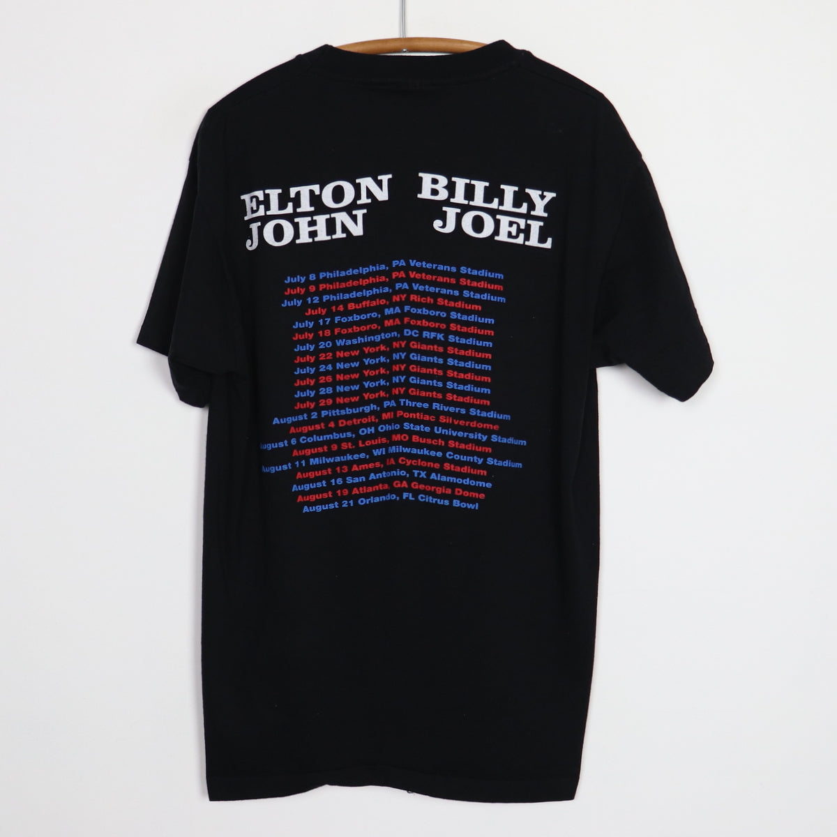 1994 Elton John Billy Joel Face To Face Tour Shirt