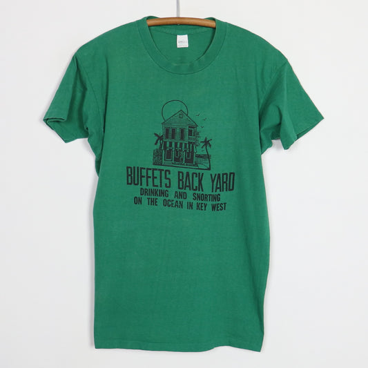 1970s Jimmy Buffett's Back Yard Drinking And Snorting Key West Shirt