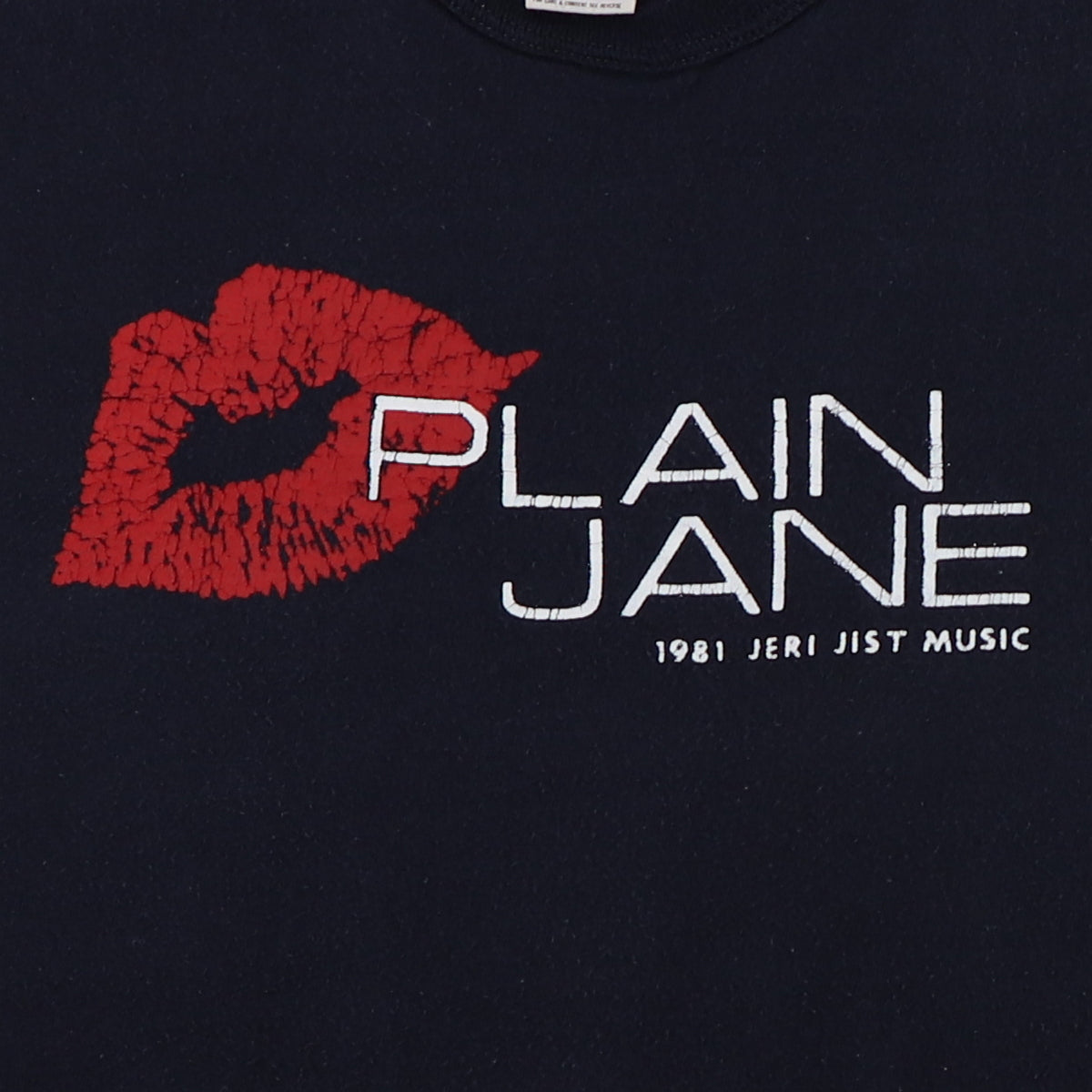 1981 Plain Jane Jeri Jist Music Shirt