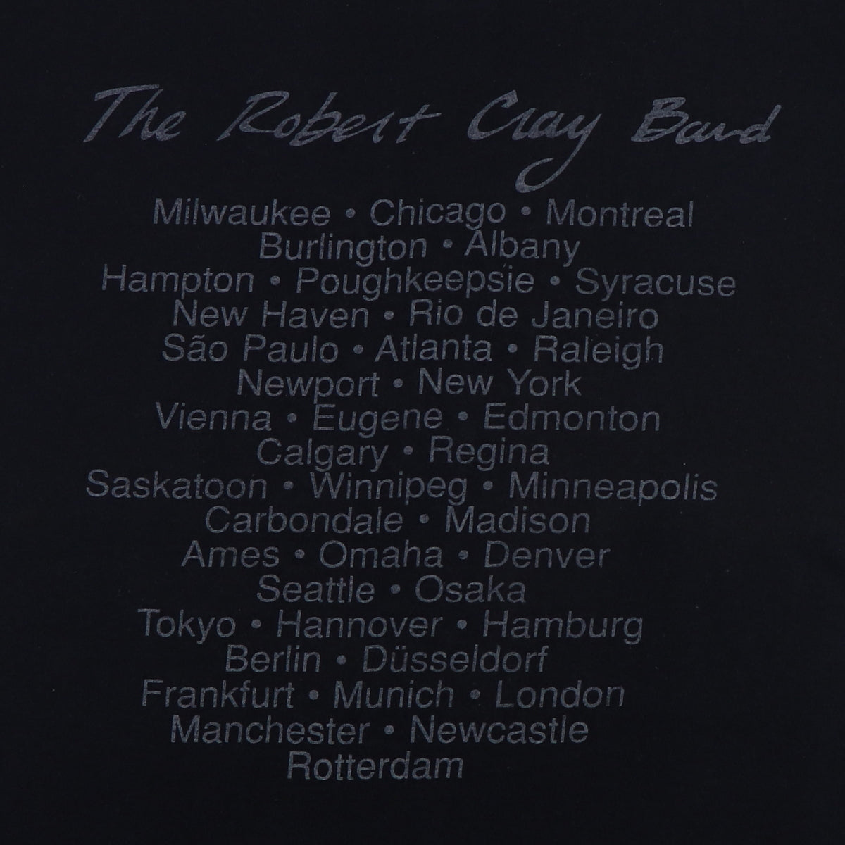 1989 Robert Cray Band Don't Be Afraid Of The Dark Tour Shirt