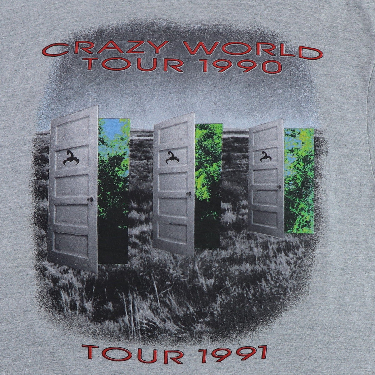 1990 Scorpions Crazy World Tour Shirt
