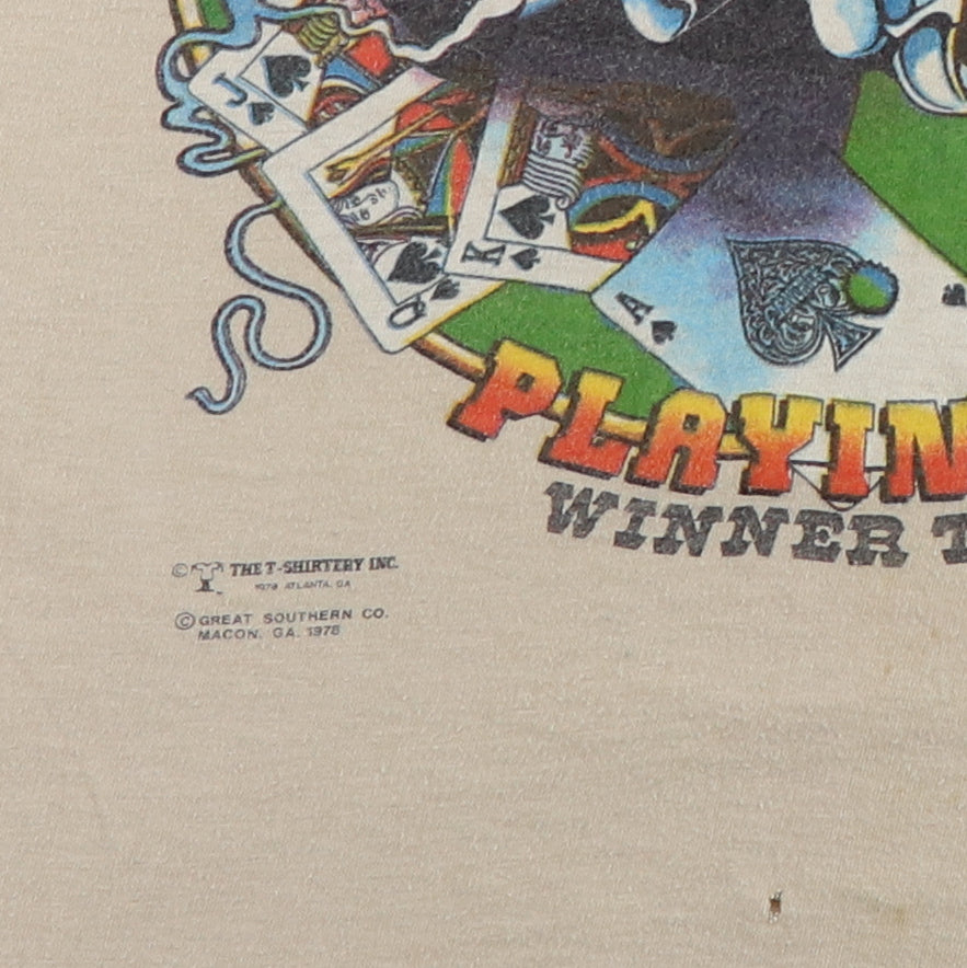1978 Outlaws Playin to Win Winner Tour Shirt