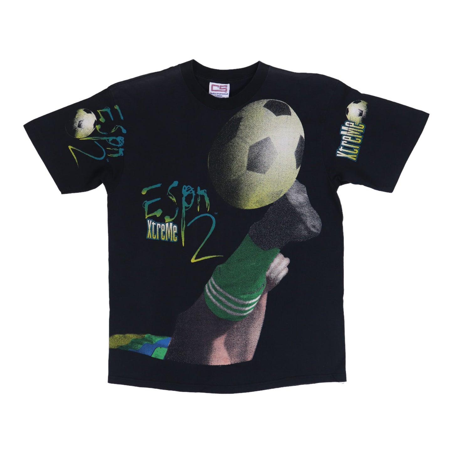 1990s ESPN Xtreme Soccer All Over Print Shirt