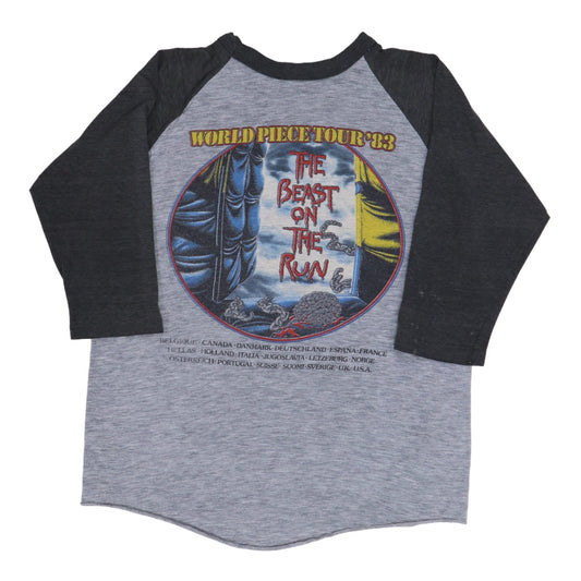 1983 Iron Maiden World Piece Tour Jersey Shirt