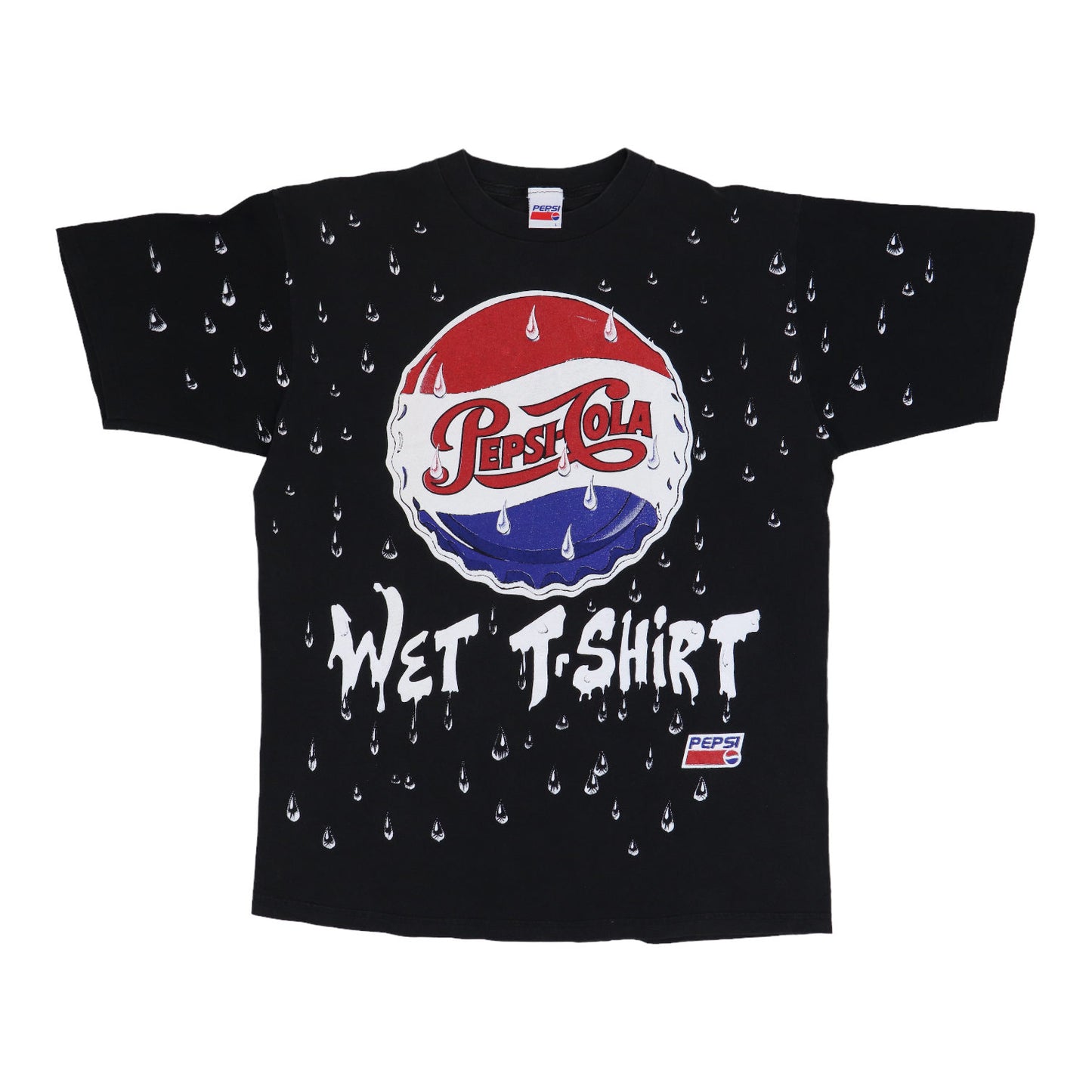 1990s Pepsi Cola Wet T-Shirt All Over Print Shirt