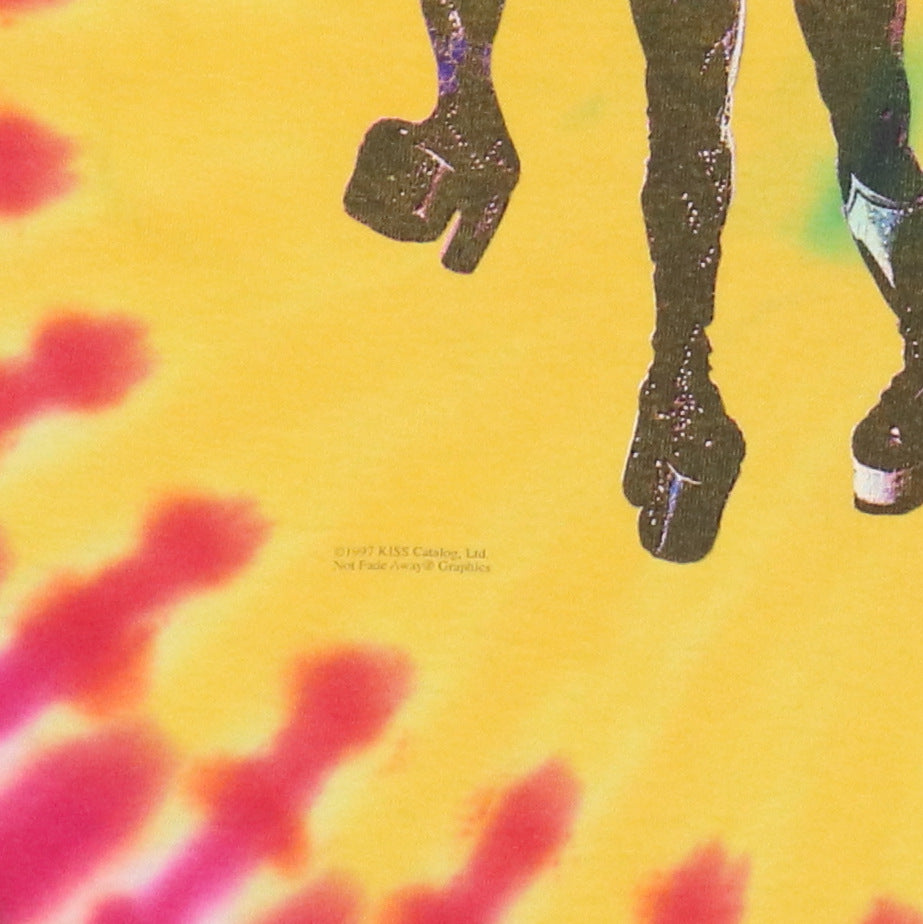 1997 Kiss Destroyer Tie Dye Shirt