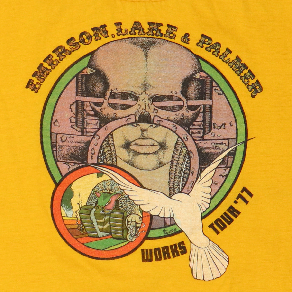 1977 Emerson Lake & Palmer Works Tour Shirt