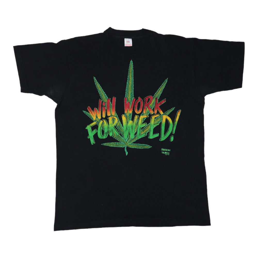 1992 Will Work For Weed Fashion Victim Shirt