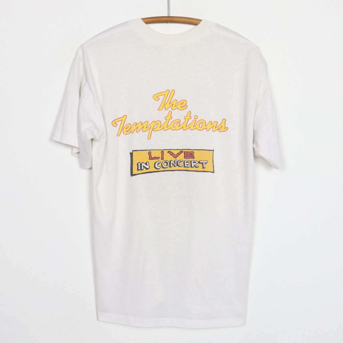 1988 The Temptations Live In Concert Shirt