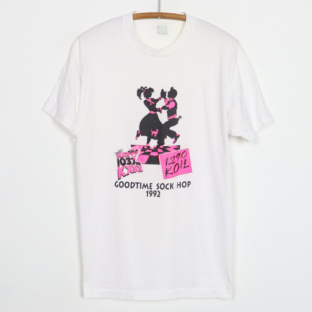 1992 Goodtime Sock Hop Omaha Kat 103.7 KXKT Radio Shirt