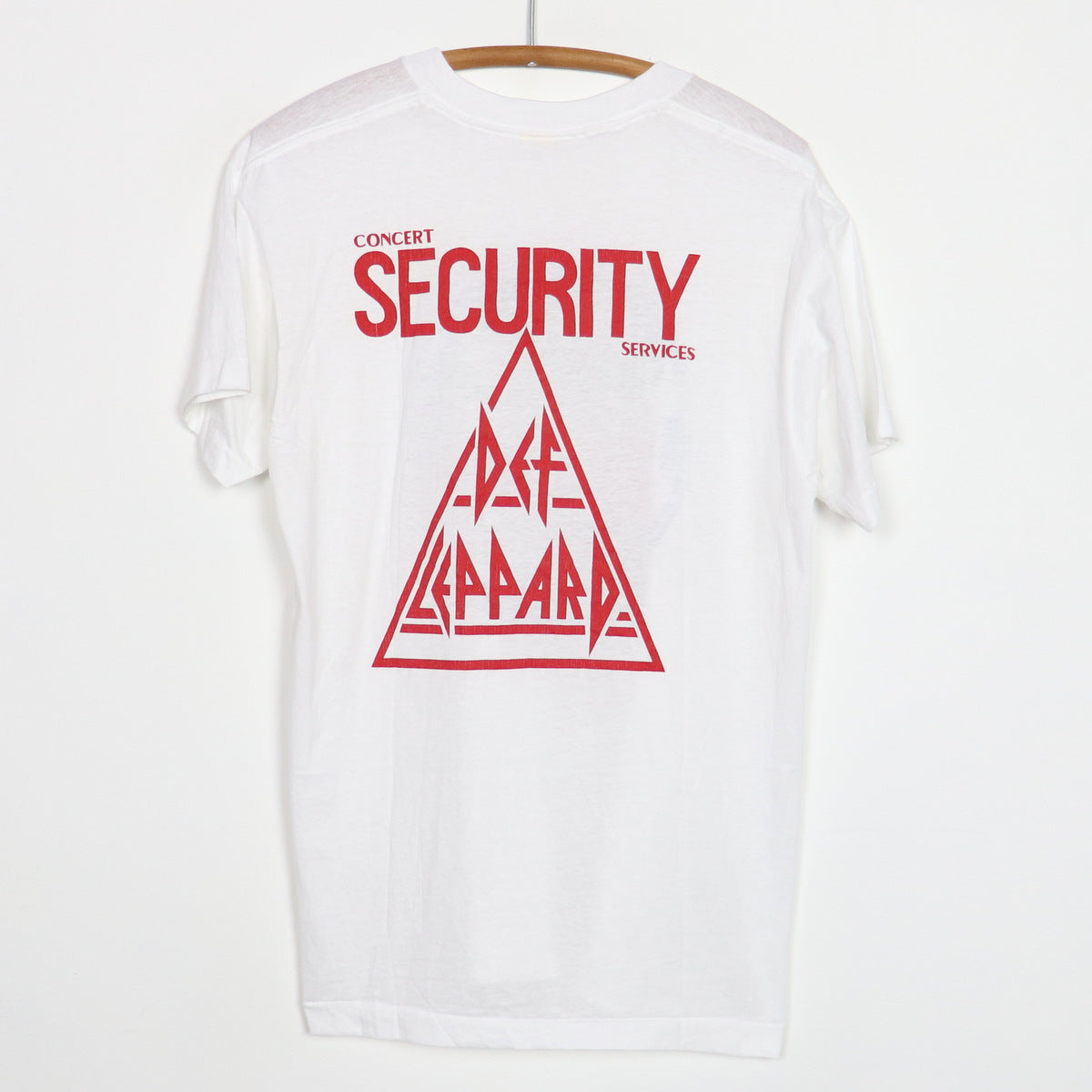 1987 Def Leppard Security Crew Concert Shirt