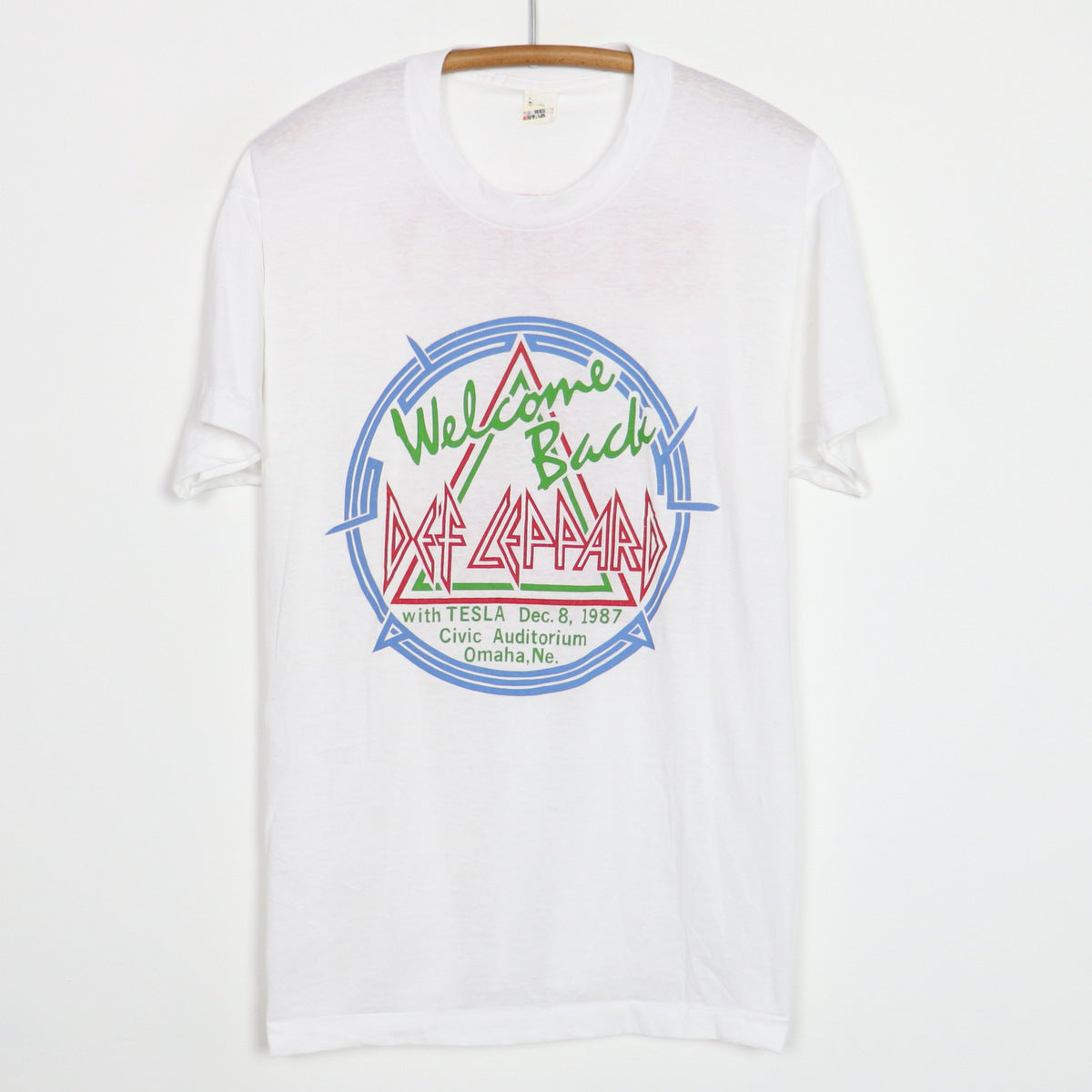 1987 Def Leppard Security Crew Concert Shirt | WyCo Vintage