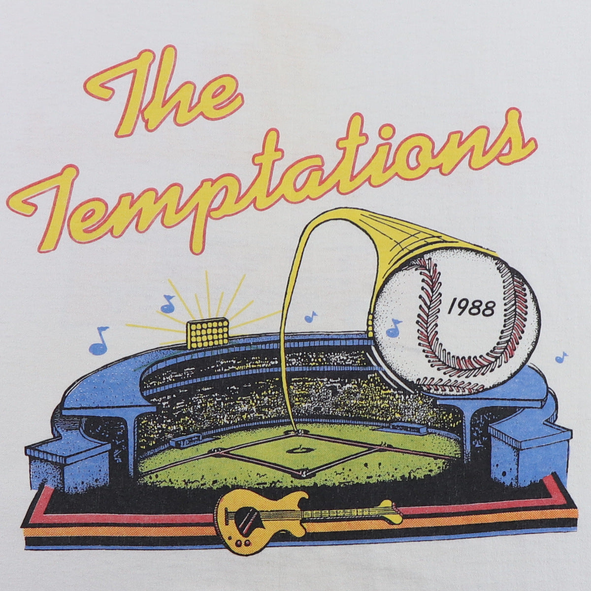 1988 The Temptations Live In Concert Shirt