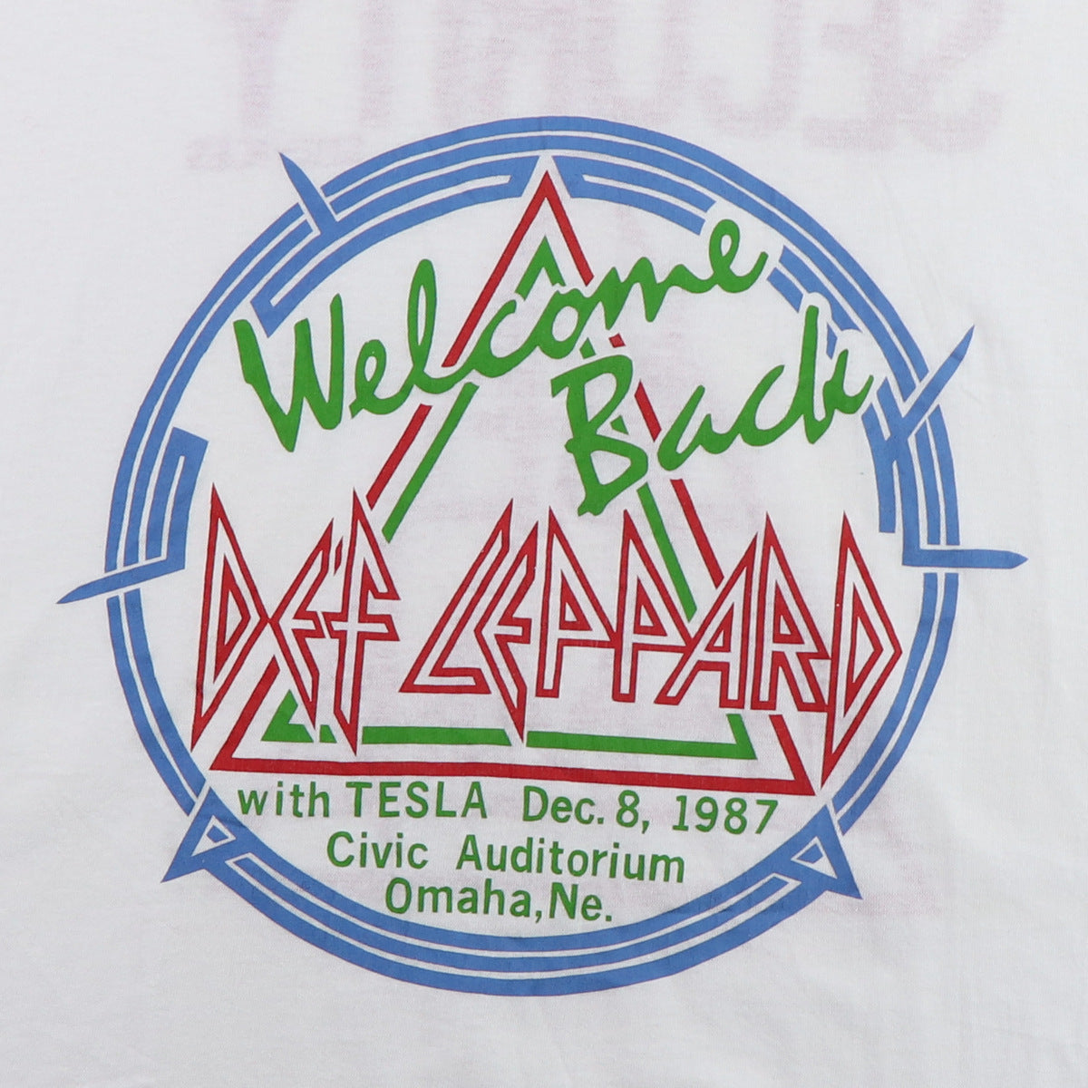 1987 Def Leppard Security Crew Concert Shirt