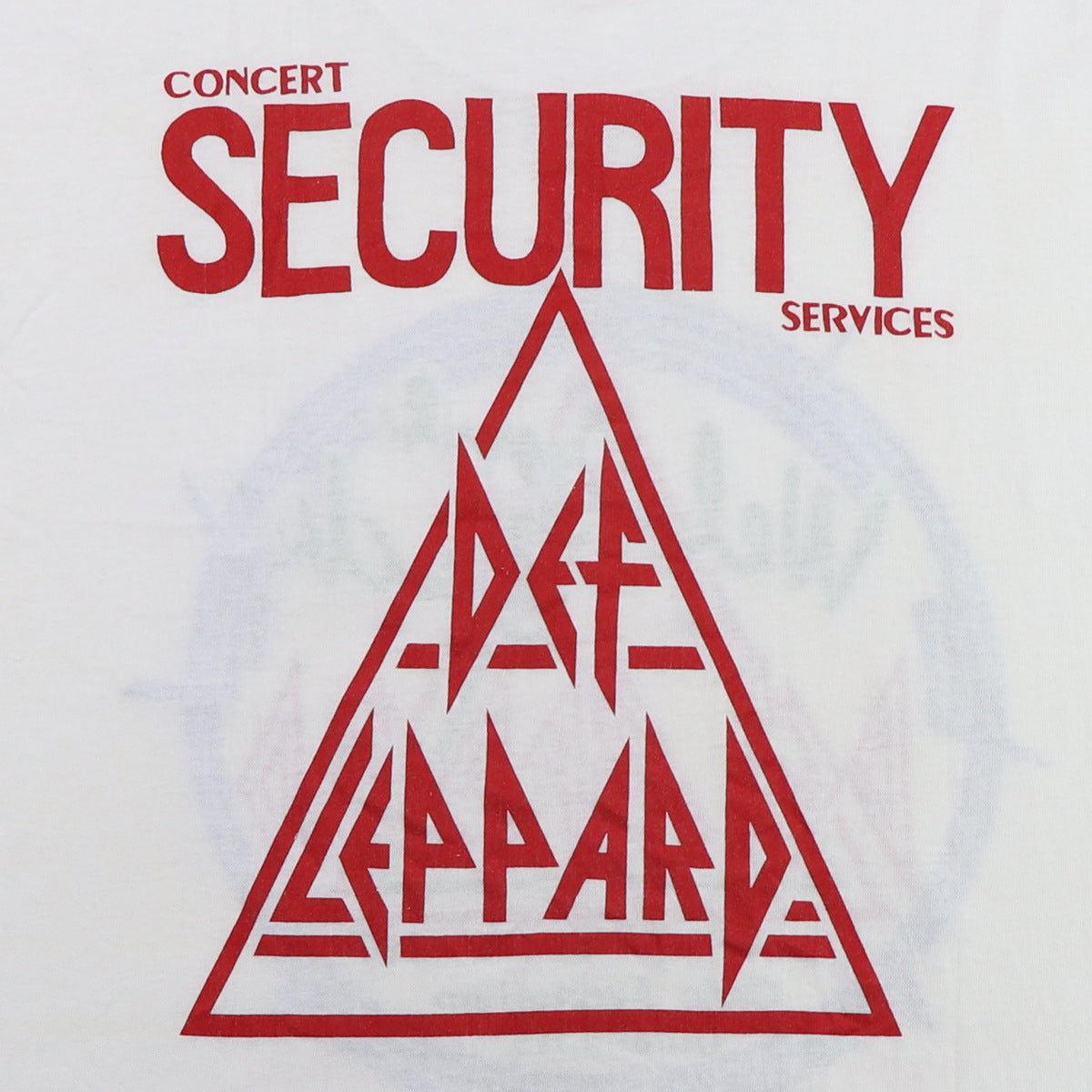 1987 Def Leppard Security Crew Concert Shirt