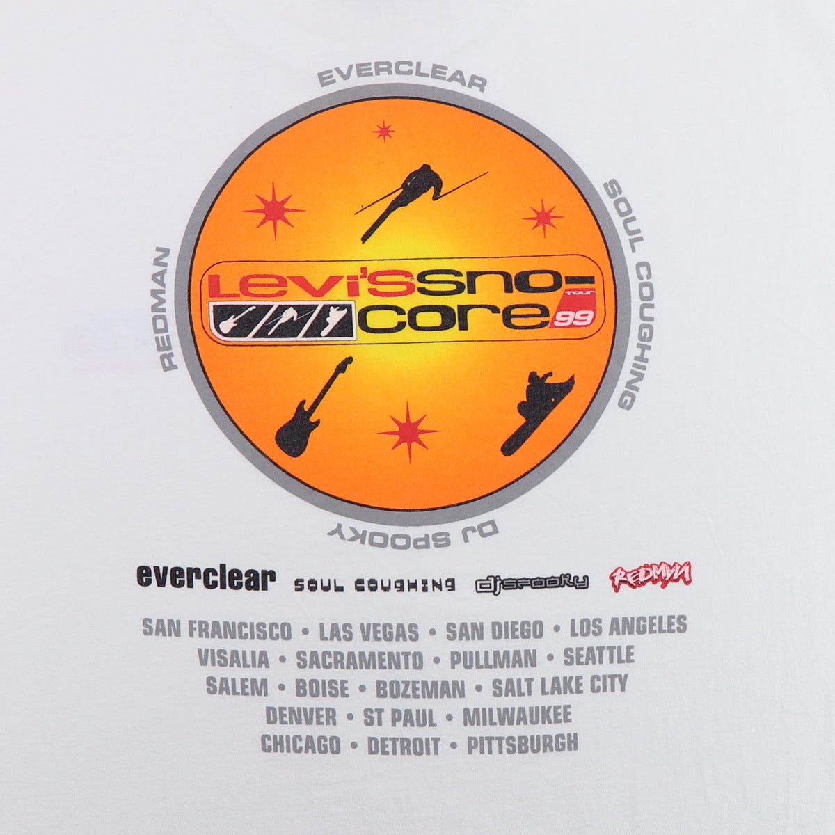 1999 Levi's Sno-Core Concert Shirt