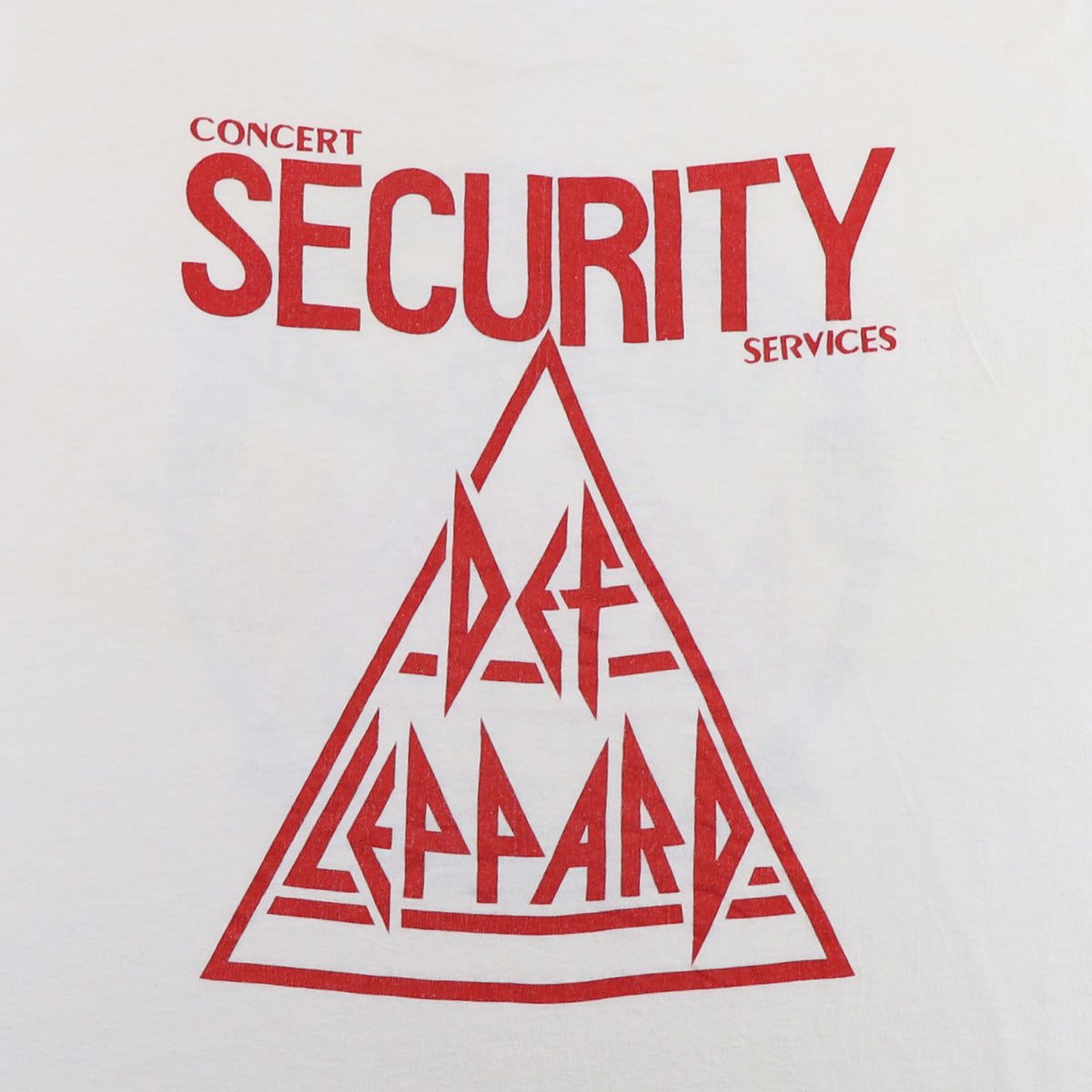 1987 Def Leppard Security Crew Concert Shirt