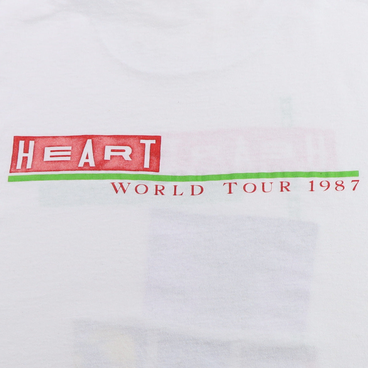 1987 Heart Bad Animals World Tour Shirt