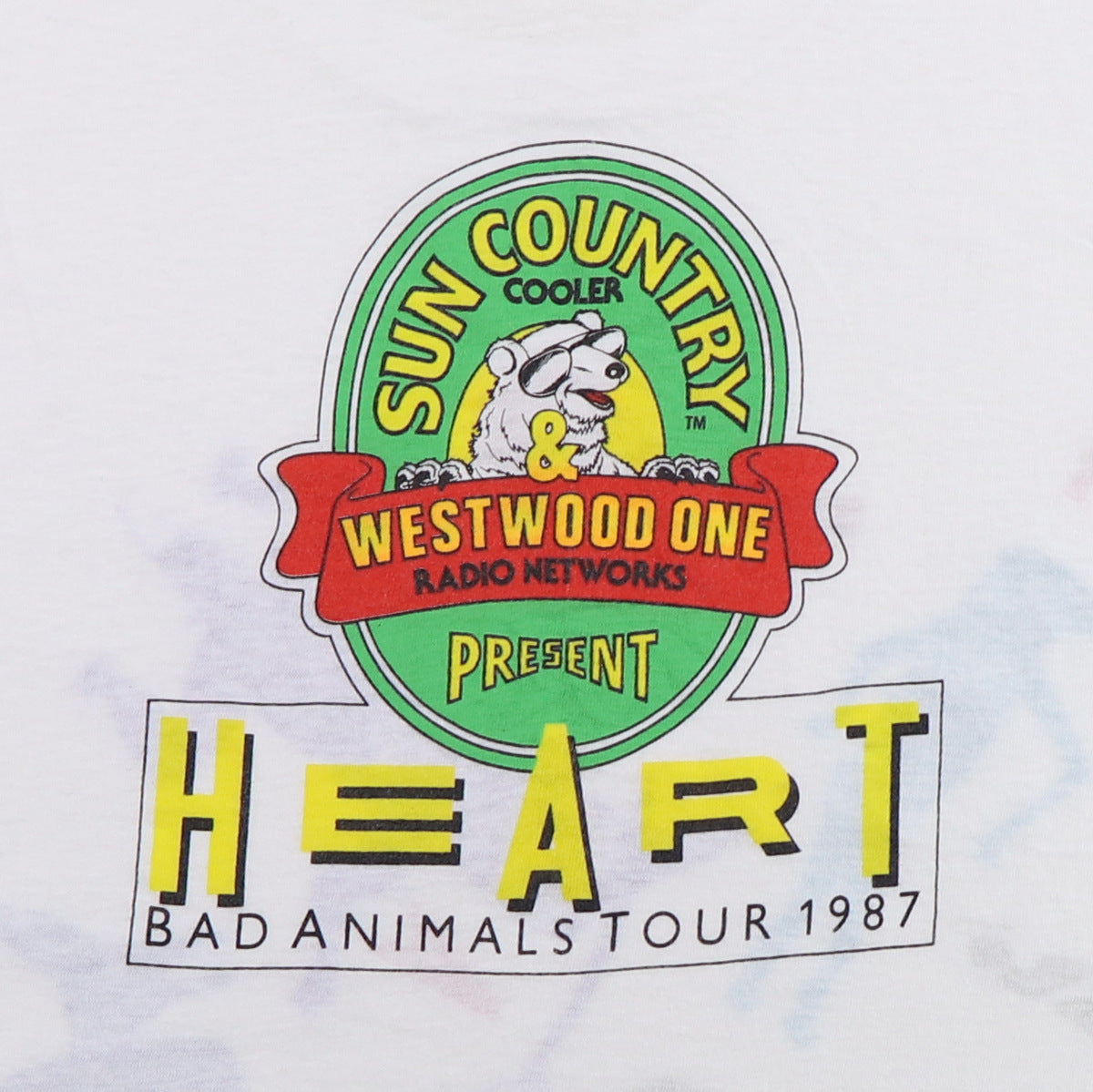 1987 Heart Bad Animals Tour Shirt