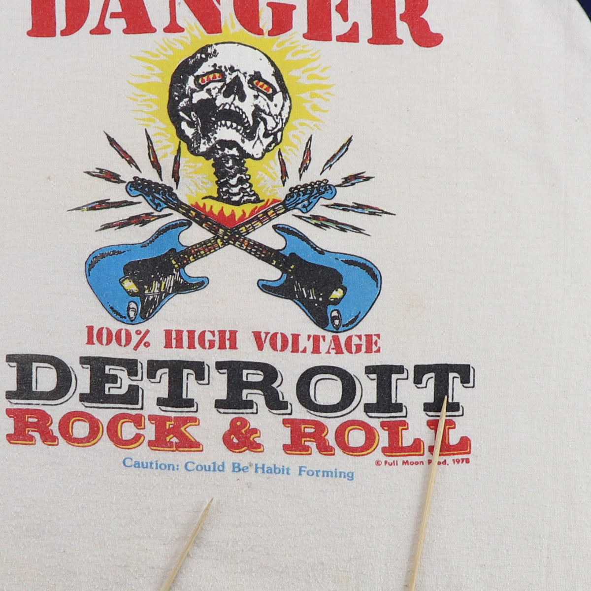 1976 Danger Detroit Rock n Roll Jersey Shirt