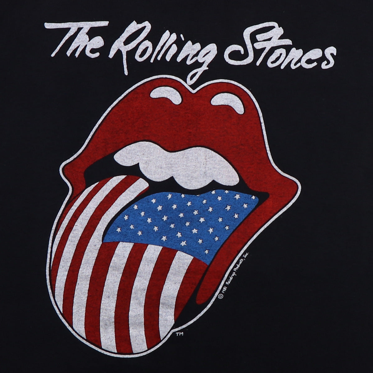 1981 Rolling Stones North American Tour Shirt
