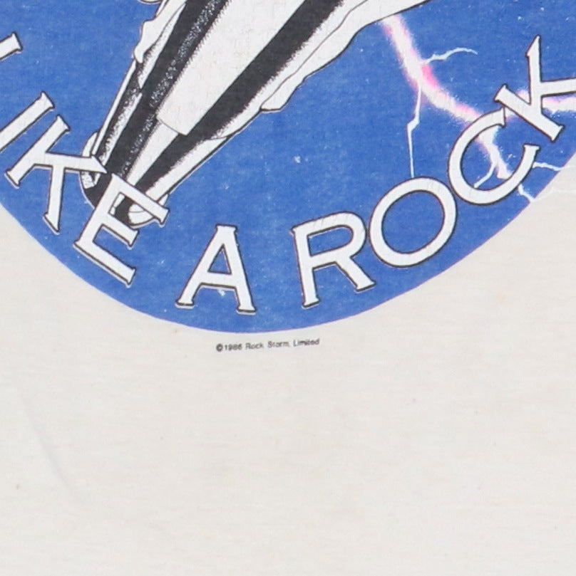 1986 Bob Seger & The Silver Bullet Band Tour Jersey Shirt