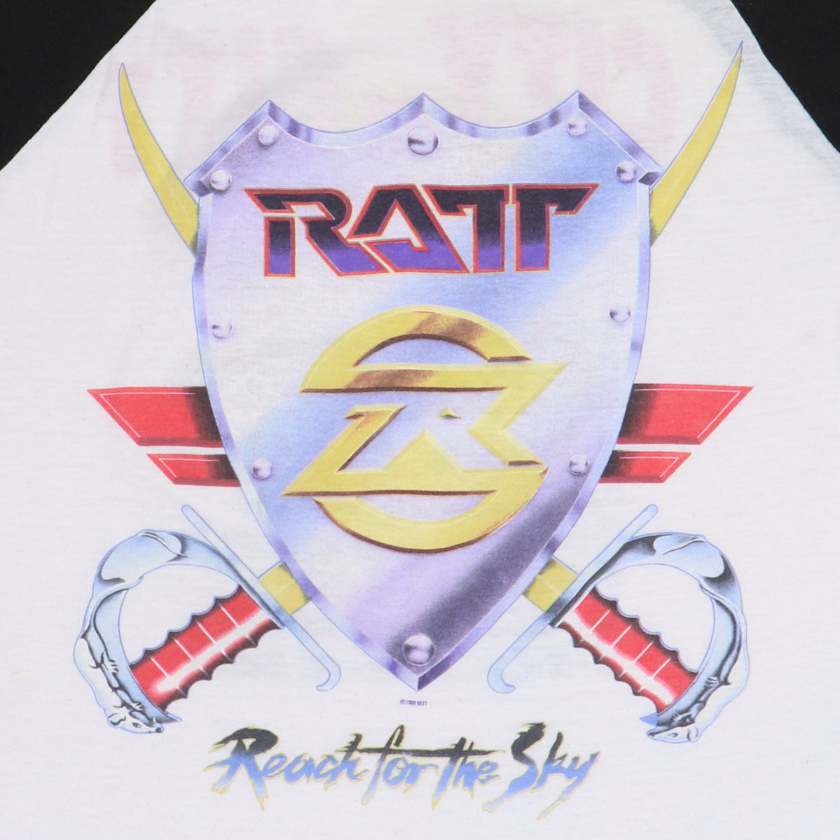 1989 Ratt Reach For The Sky City To City Tour Jersey Shirt