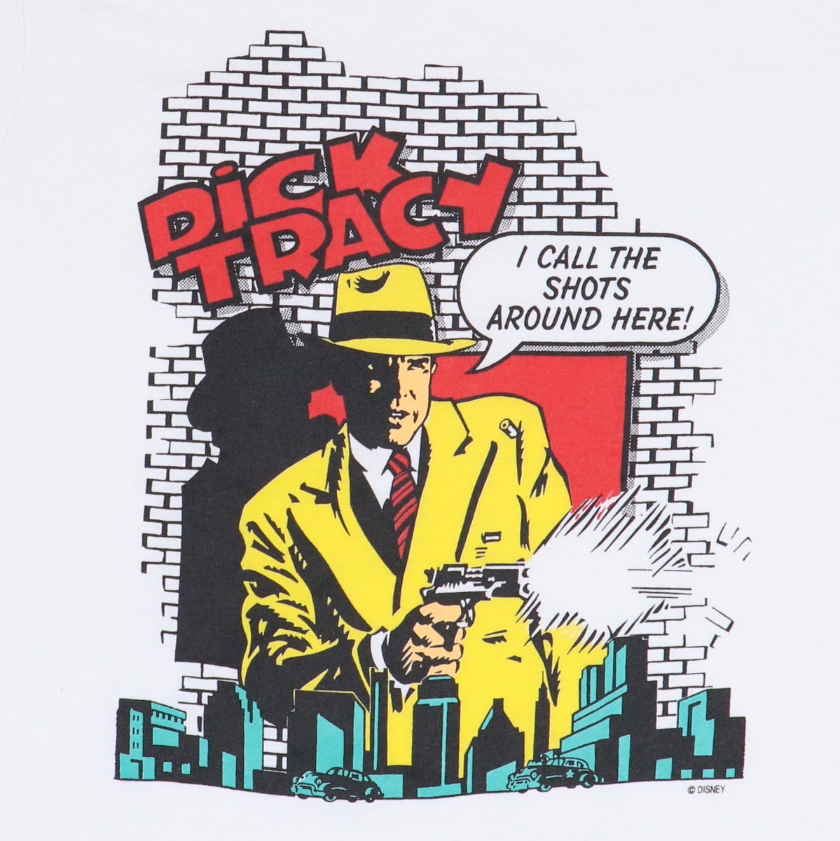 1990 Dick Tracy I Call The Shots Shirt