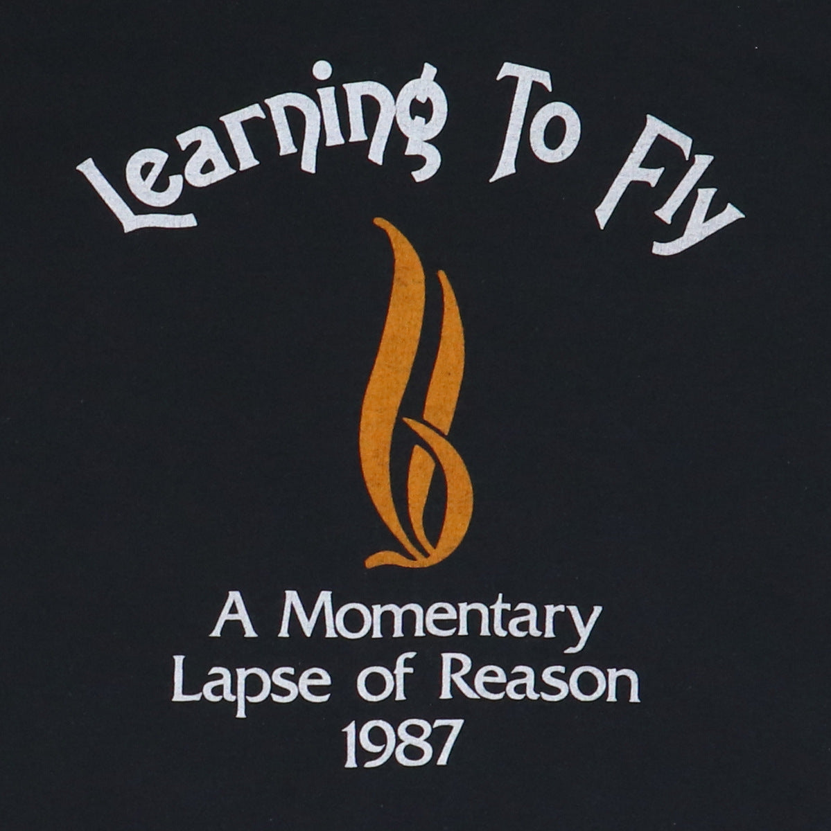 1987 Pink Floyd Discography Learning To Fly Shirt