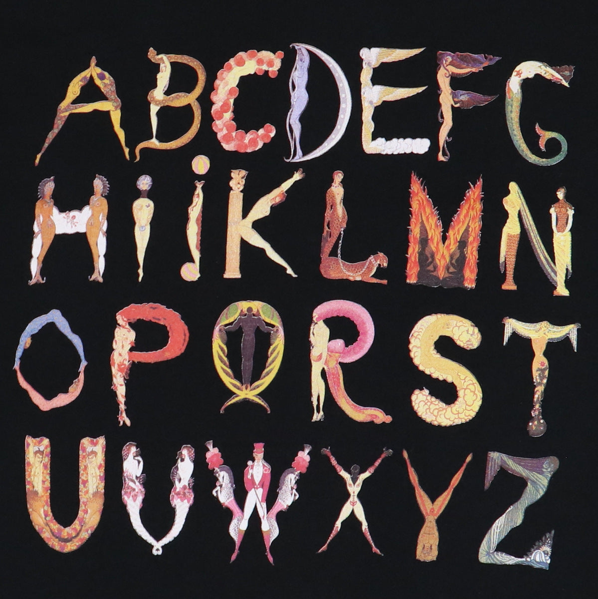 1992 Erte Alphabet Shirt