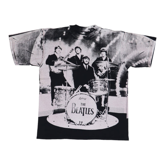 1990s Beatles All Over Print Shirt