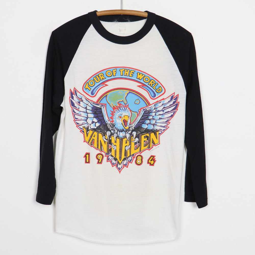1984 Van Halen Tour Of The World Jersey Shirt