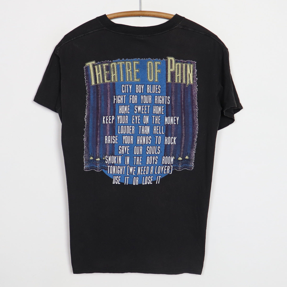 1985 Motley Crue Theatre Of Pain Shirt