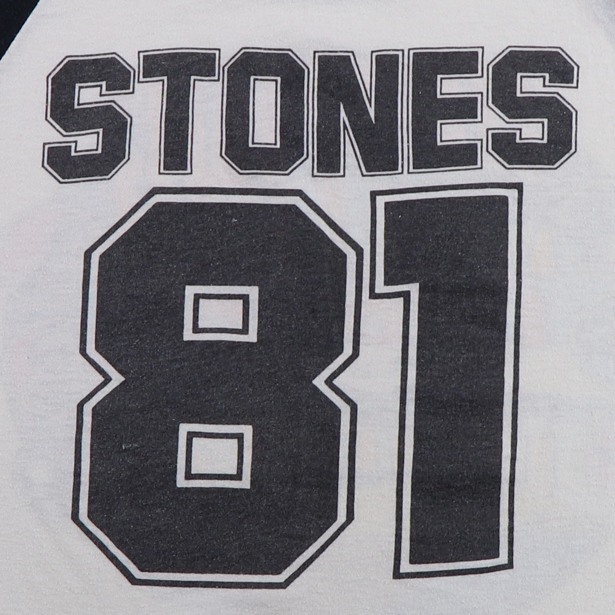 1981 Rolling Stones Jersey Shirt
