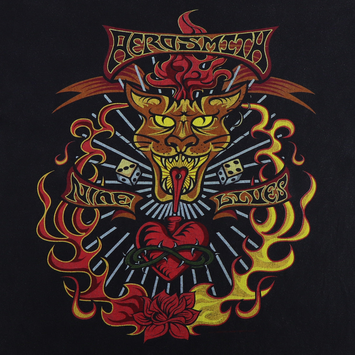 1997 Aerosmith Nine Lives Shirt