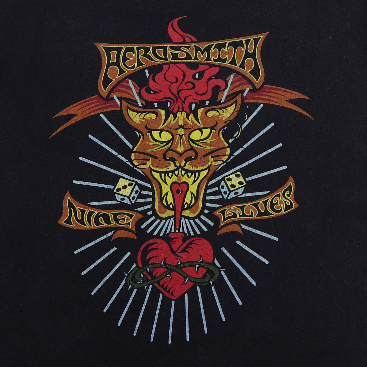 1997 Aerosmith Nine Lives Shirt