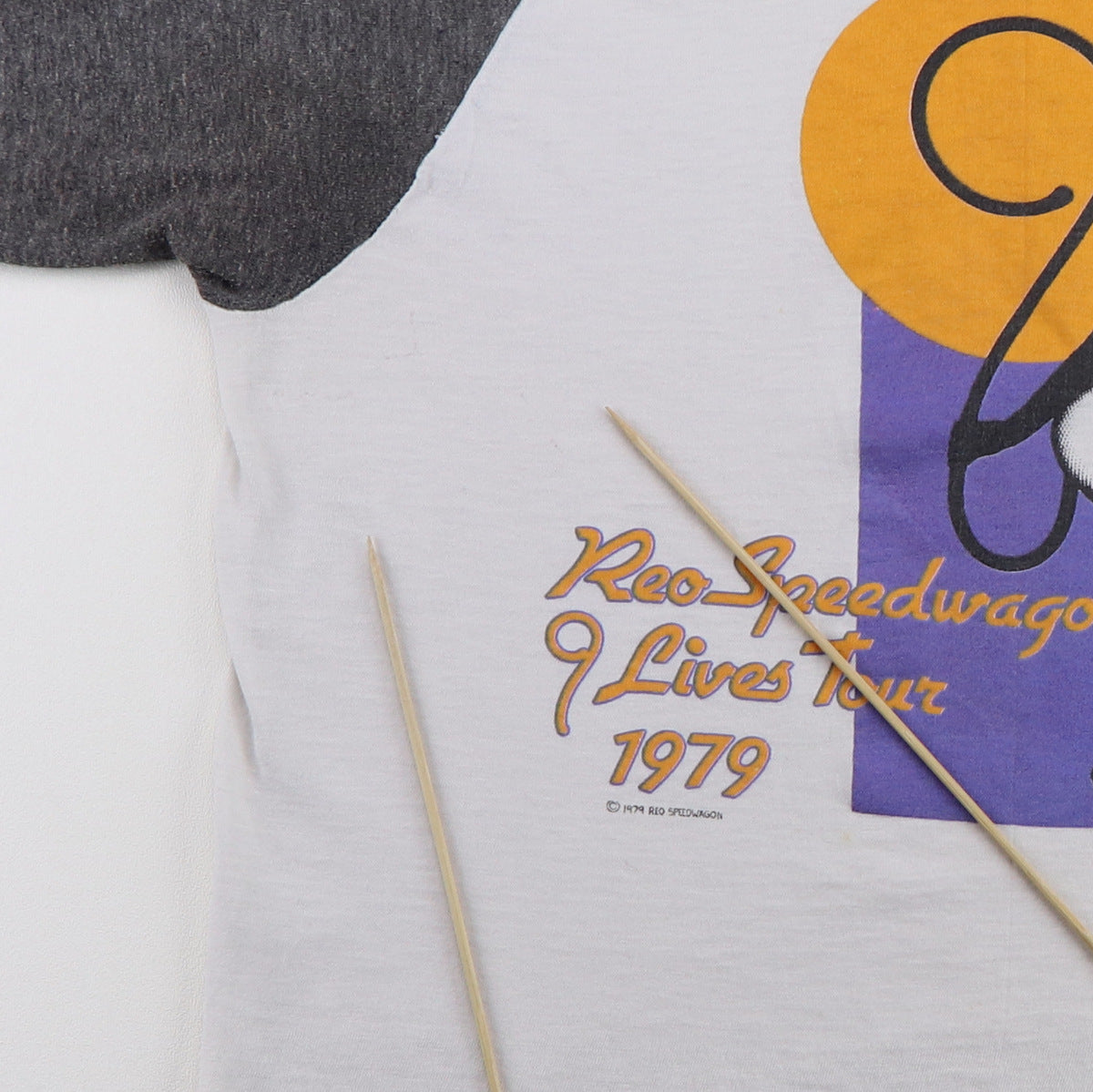 1979 REO Speedwagon 9 Lives Tour Shirt