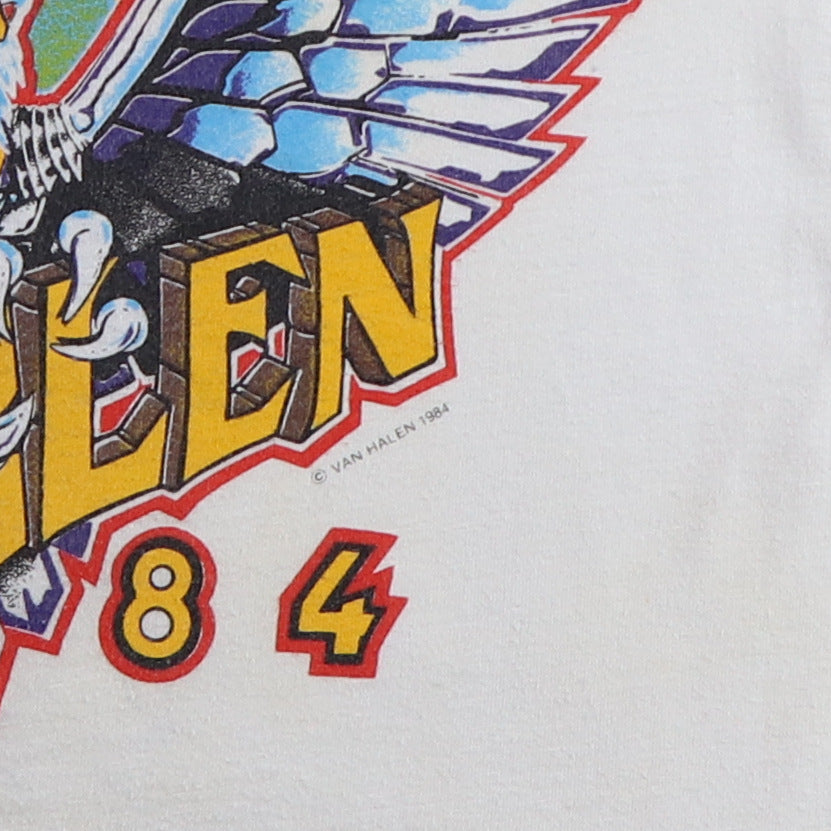 1984 Van Halen Tour Of The World Jersey Shirt