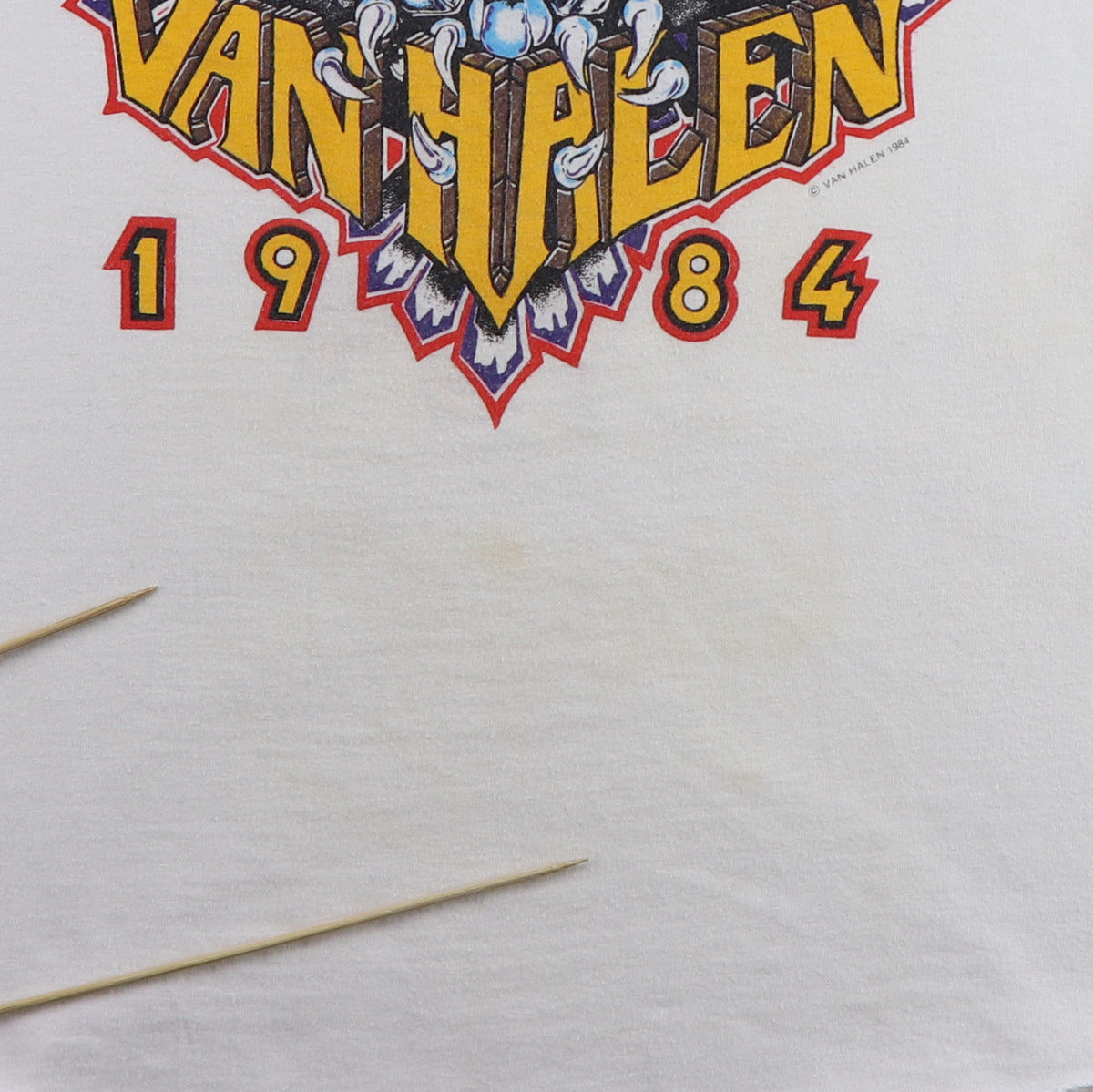 1984 Van Halen Tour Of The World Jersey Shirt