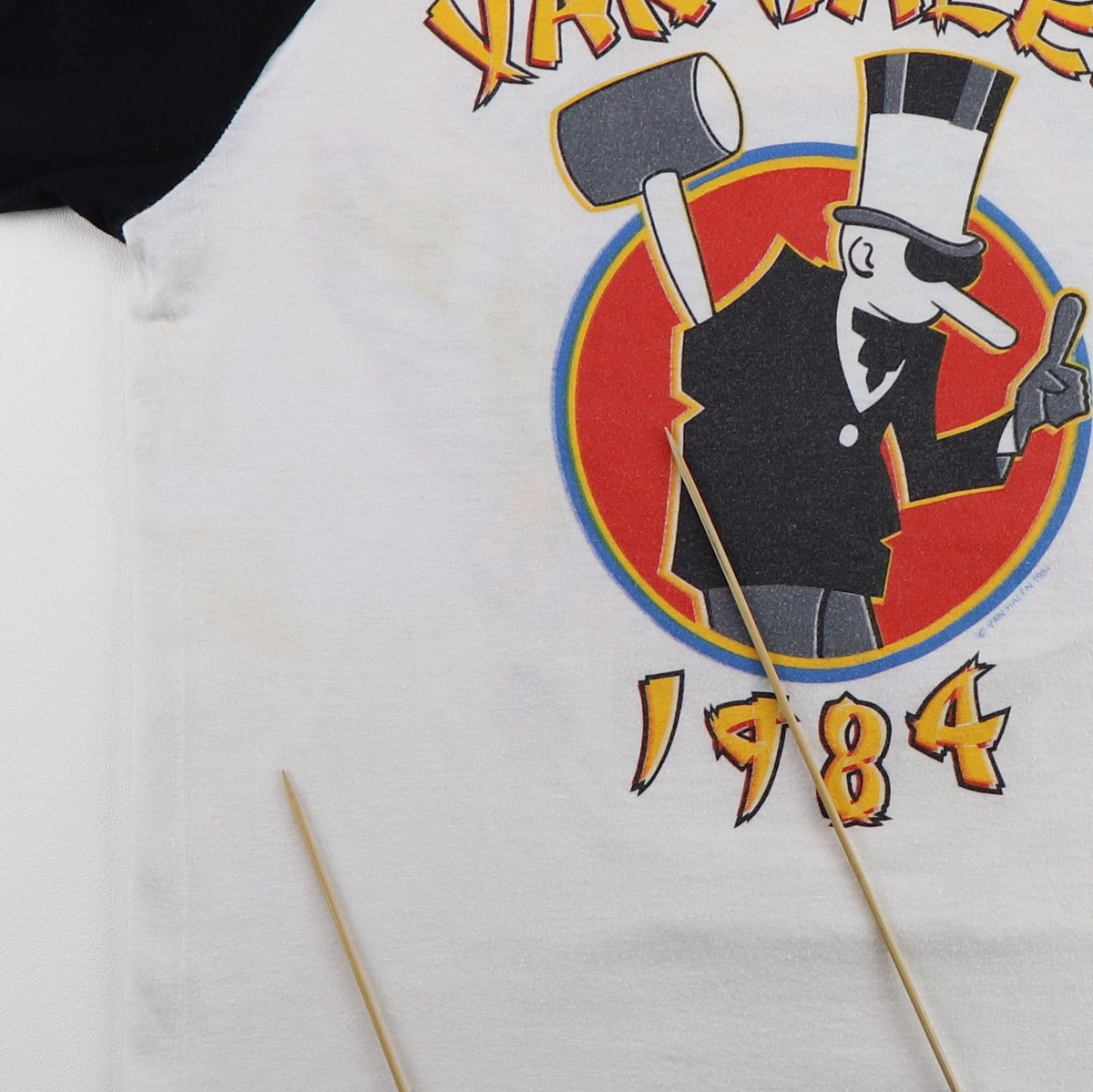 1984 Van Halen Tour Of The World Jersey Shirt