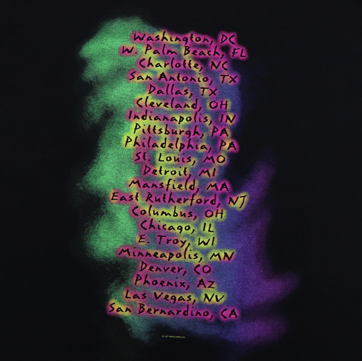 1997 Ozzy Osbourne Ozz Fest Tour Shirt