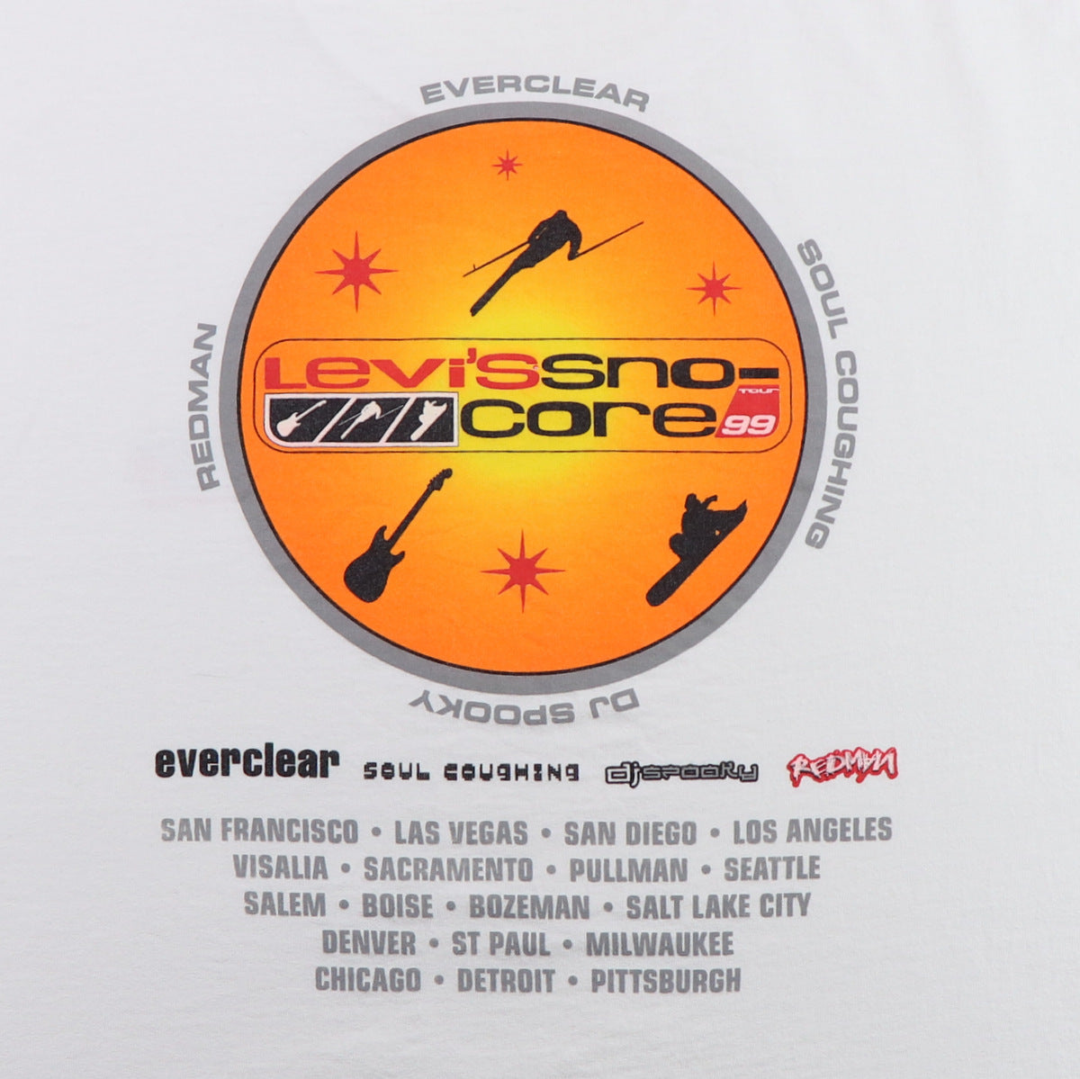 1999 Levi's Sno-Core Tour Shirt