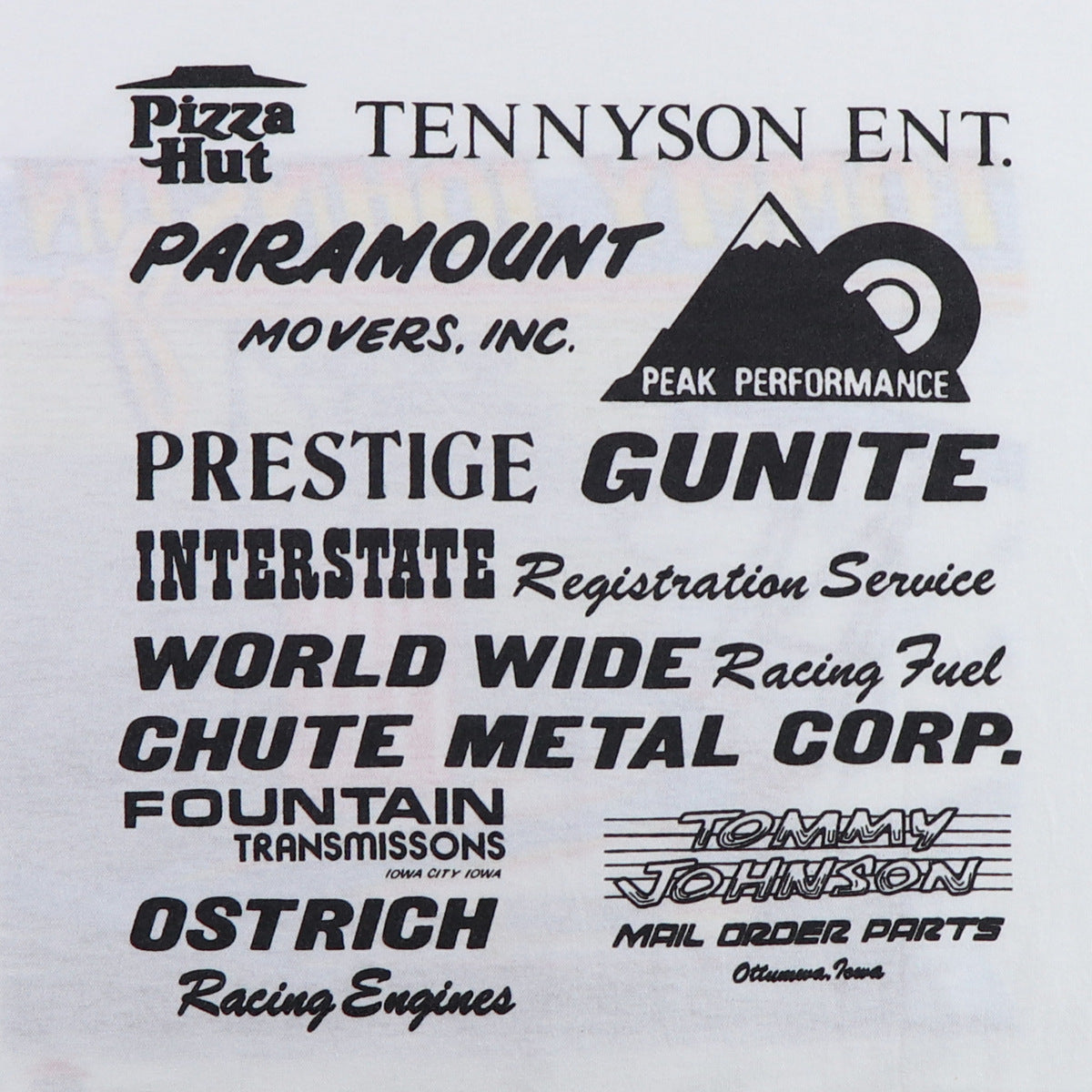 1990s Tommy Johnson Jr Drag Racing Pizza Hut Shirt