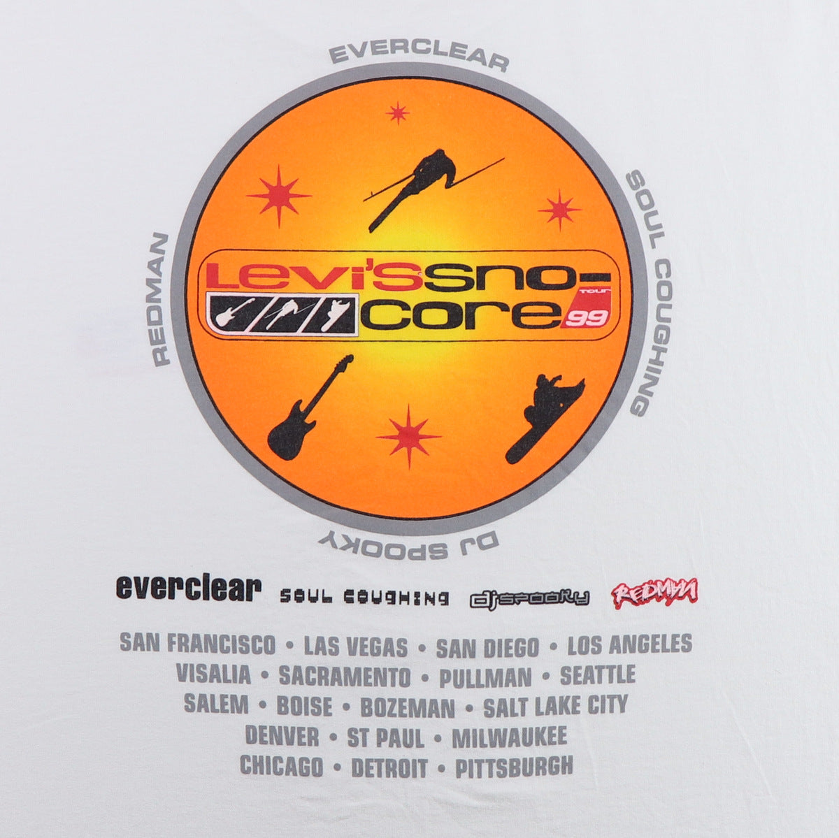 1999 Levi's Sno-Core Tour Shirt