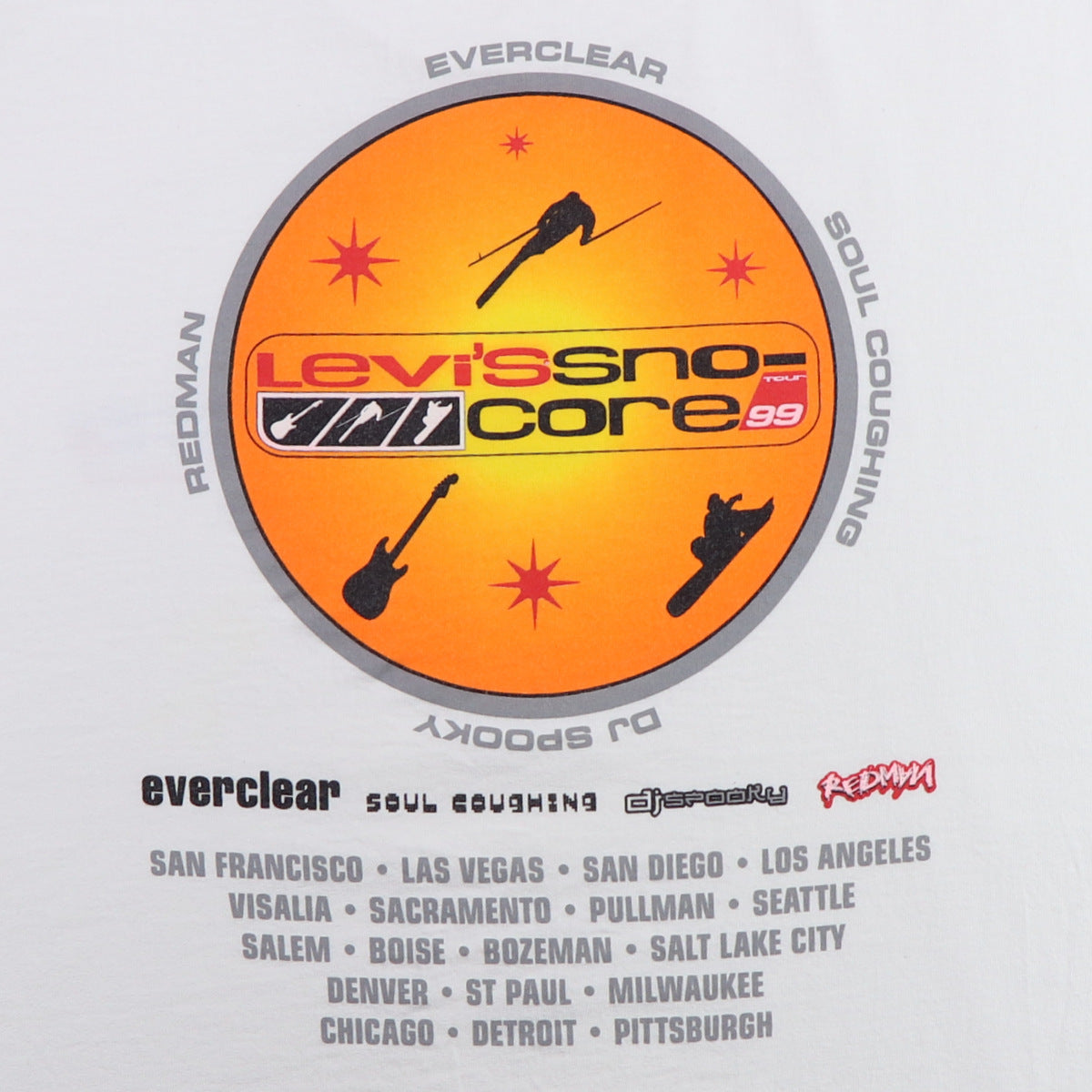 1999 Levi's Sno-Core Tour Shirt