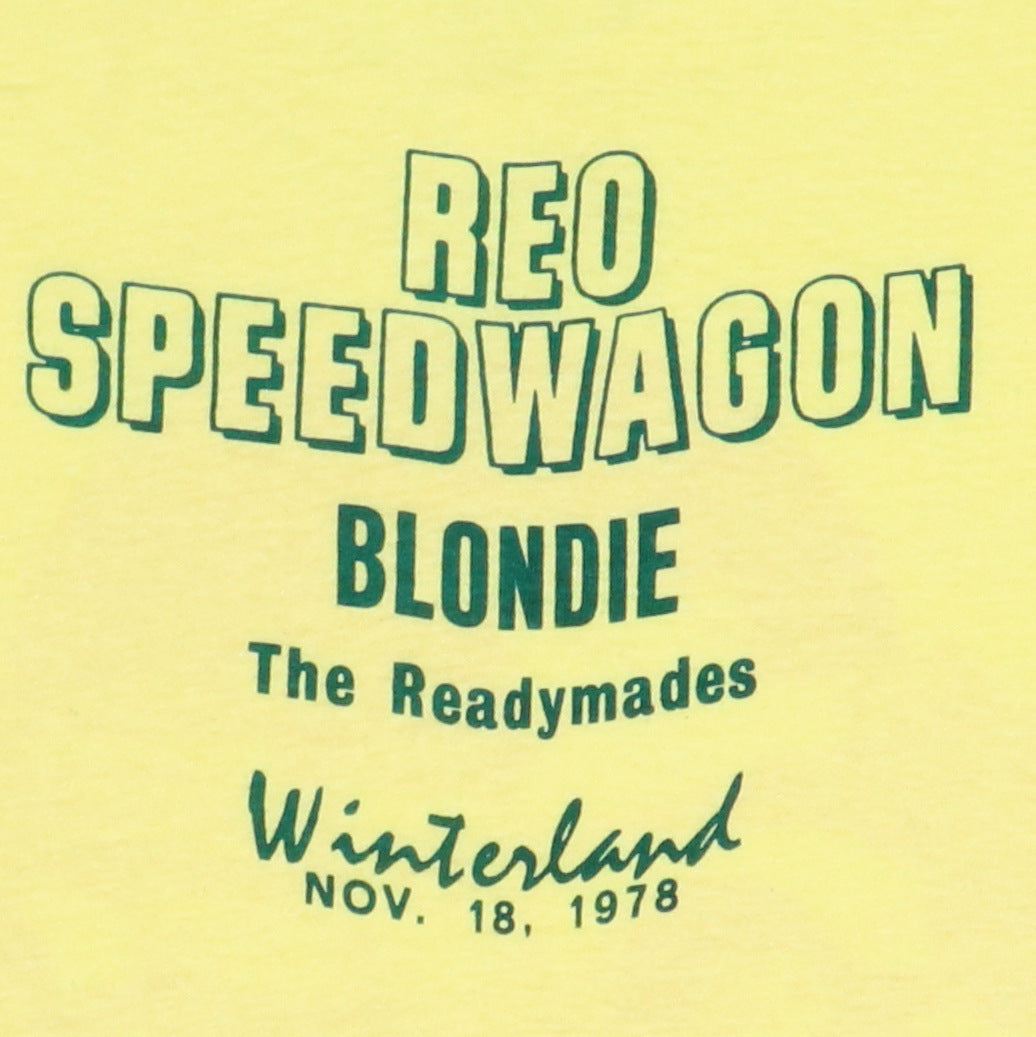 1978 Winterland Reo Speedwagon Concert Shirt