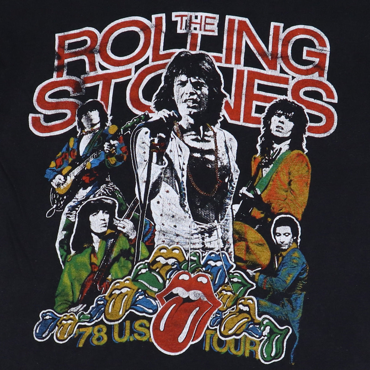 1978 Rolling Stones World Tour Shirt